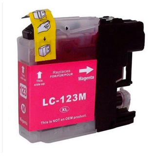 Tinteiro Compatível LC123 Brother Magenta