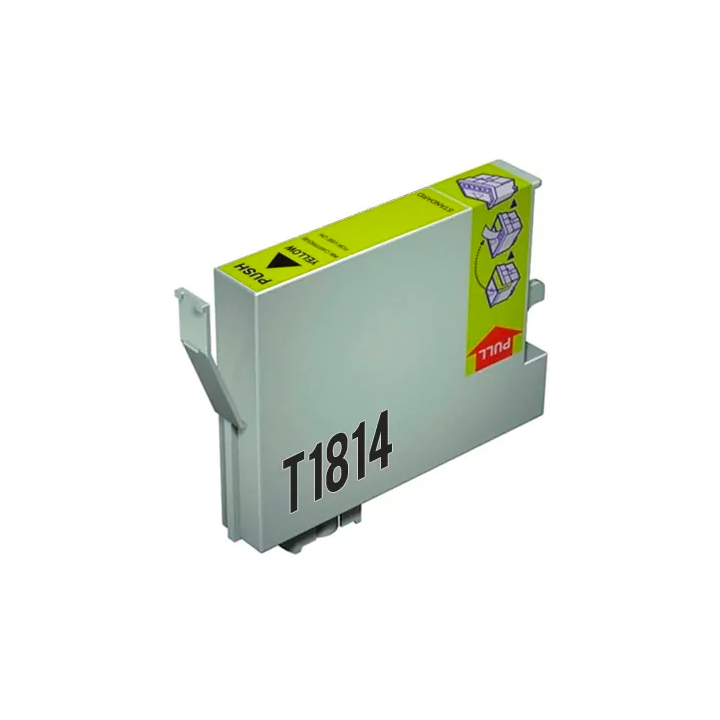 Tinteiro Compativel Epson T1814 Amarelo alta cap.