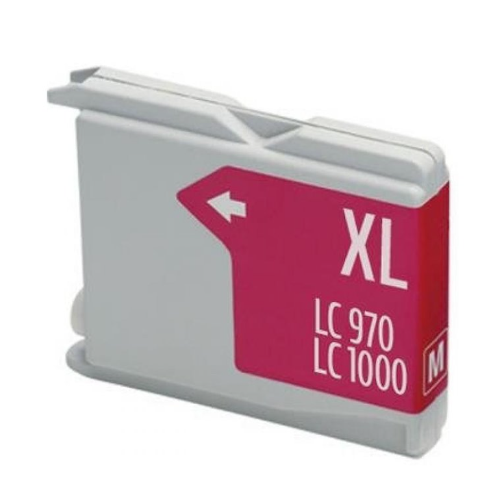 Tinteiro Compativel Brother lC970/lc1000 magenta