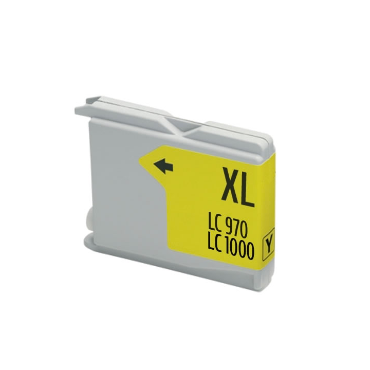 Tinteiro Compativel Brother lC970/lc1000 Amarelo