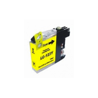 Tinteiro Compativel Brother 123 Amarelo