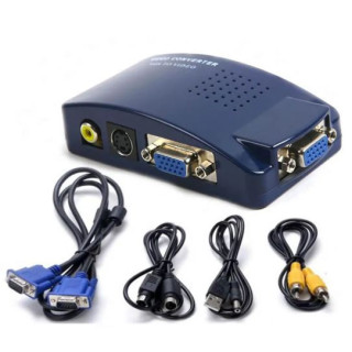 Conversor Video RCA S Video Vga