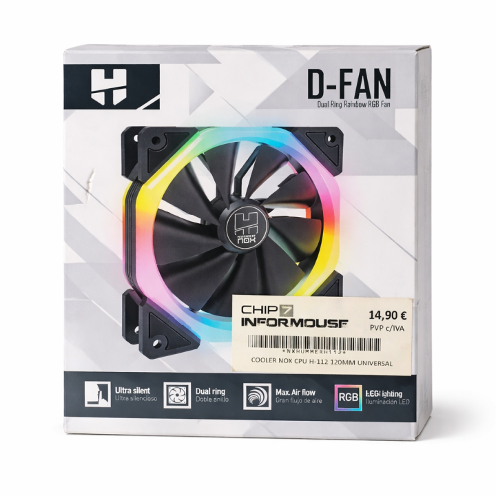 Cooler NOX cpu H-112 120MM Universal