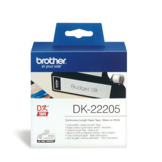 Fita brother DK22205 Branca e preta 62MM