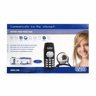 Telefone voip USB C/display sweex com oferta webcam