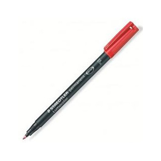 Marcador Lumocolor Permanent Universal Pen Red F