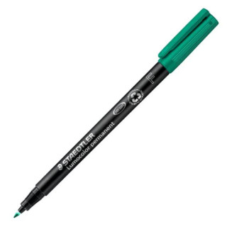 Marcador Lumocolor Permanent Universal Pen Green F